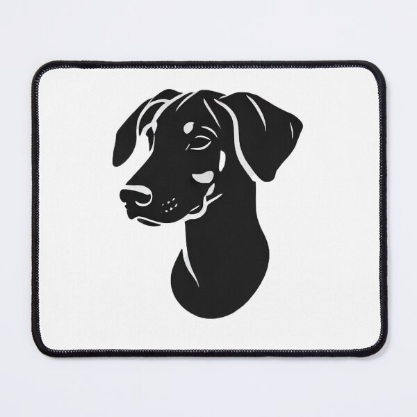 Item preview, Dobermann Head Silhouette designed and sold by LovingPresence.