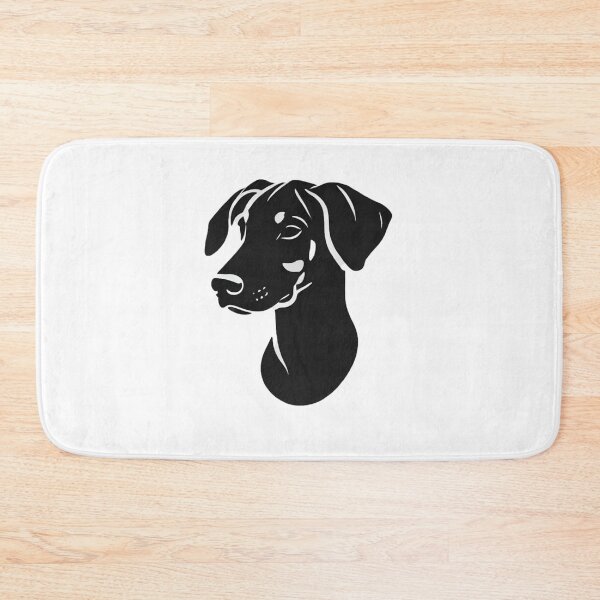 Item preview, Dobermann Head Silhouette designed and sold by LovingPresence.