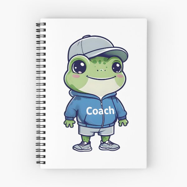 Item preview, A Cute Sports Coach Frog designed and sold by DWorriBHappi.