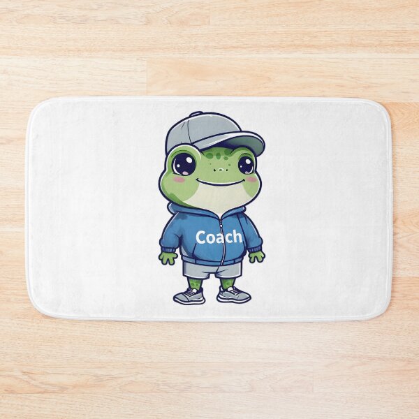Item preview, A Cute Sports Coach Frog designed and sold by DWorriBHappi.