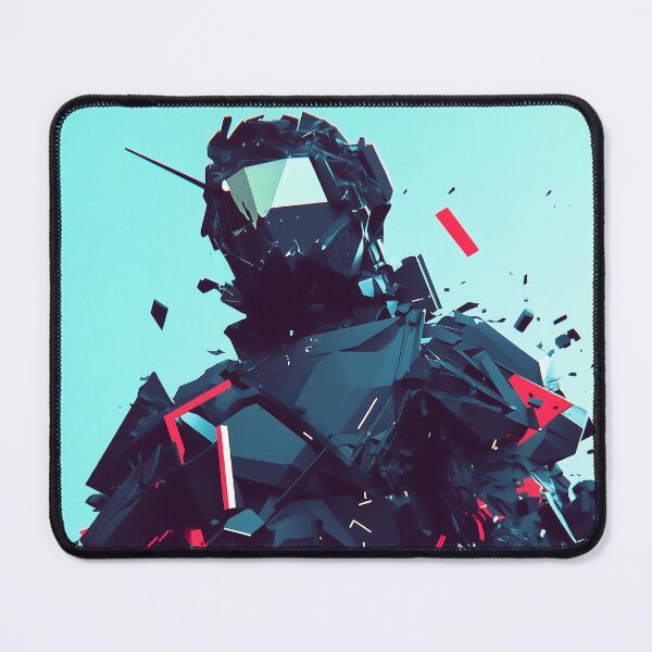 Item preview, Abstract Geometric Soldier in Shattered Design designed and sold by GoldenTealArts.