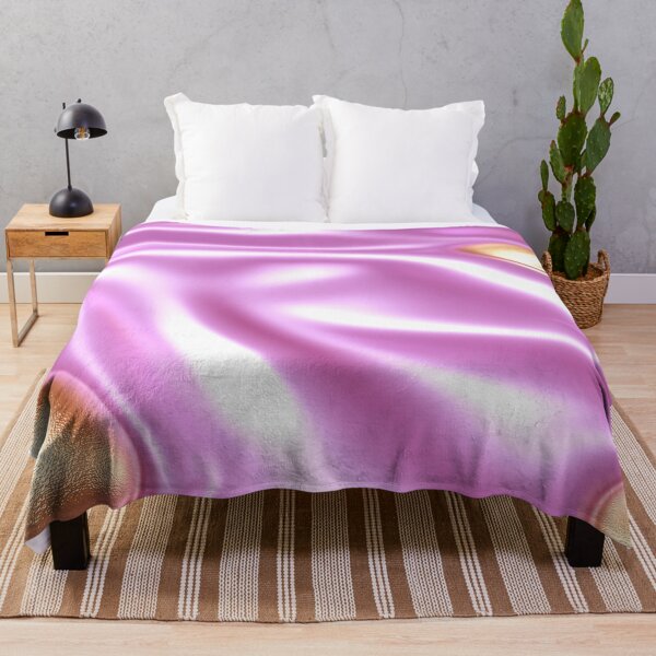 Item preview, Pink and Gold Satin Fabric Waves designed and sold by GoldenTealArts.