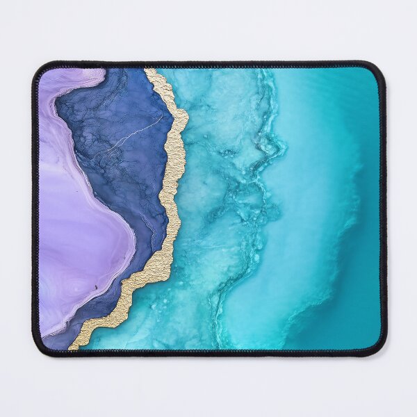 Item preview, Oceanlike Marble With Golden Highlights designed and sold by GoldenTealArts.
