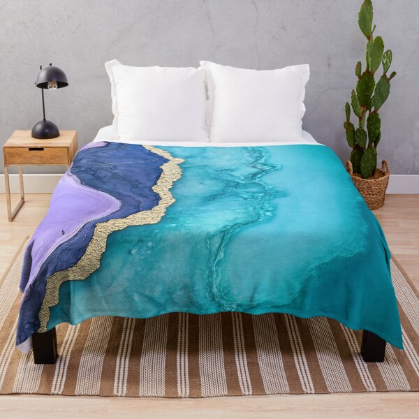Item preview, Oceanlike Marble With Golden Highlights designed and sold by GoldenTealArts.