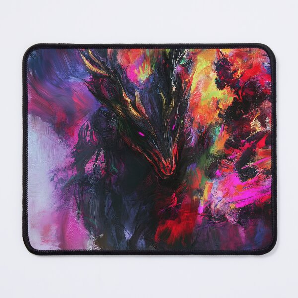 Item preview, Epic Fantasy Creature Art With Vibrant Digital Brushstrokes designed and sold by GoldenTealArts.