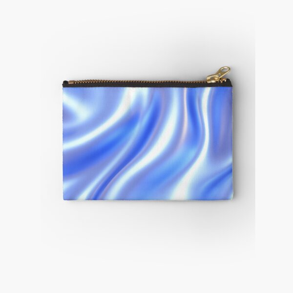 Item preview, Dreamy Blue Silk Satin Background With Fluid Textures designed and sold by GoldenTealArts.
