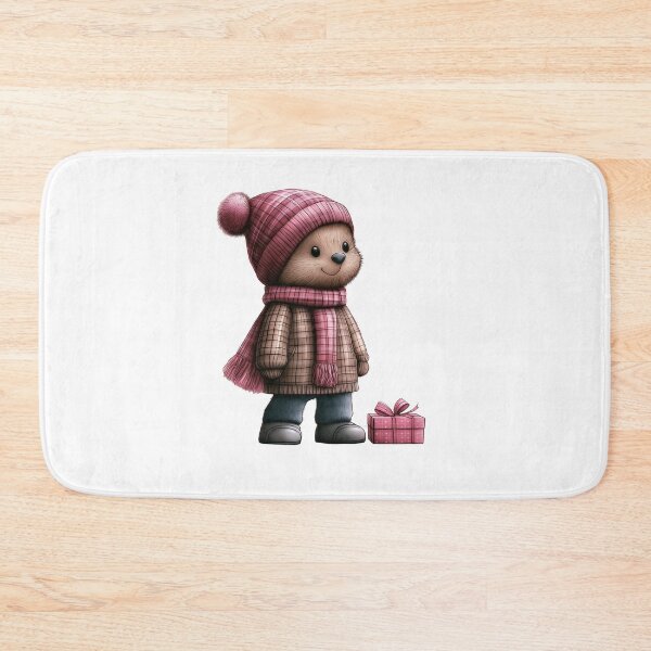 Item preview, Cozy Bear in Winter Wonderland designed and sold by BukkyStory.