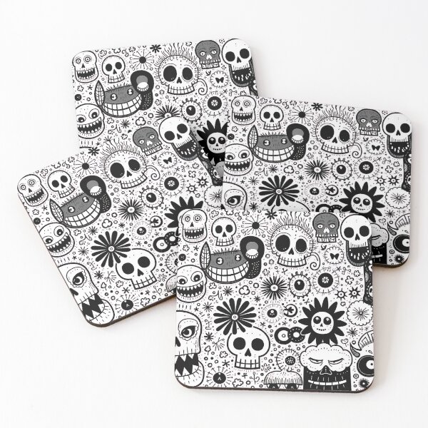Item preview, A chaotic doodle pattern designed and sold by WhereHopeBlooms.