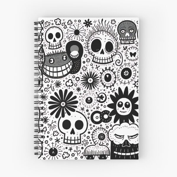 Item preview, A chaotic doodle pattern designed and sold by WhereHopeBlooms.