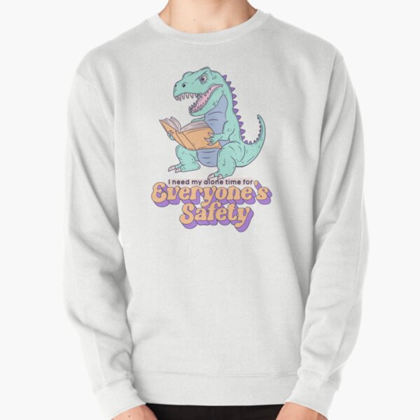 Item preview, I Need My Alone Time - dinosaur reading designed and sold by Jess.a.creates.
