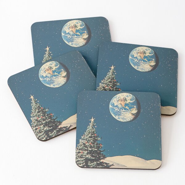 Item preview, Moonside Holiday (Distressed Vintage Style Print) designed and sold by ScientiaAcLabor.