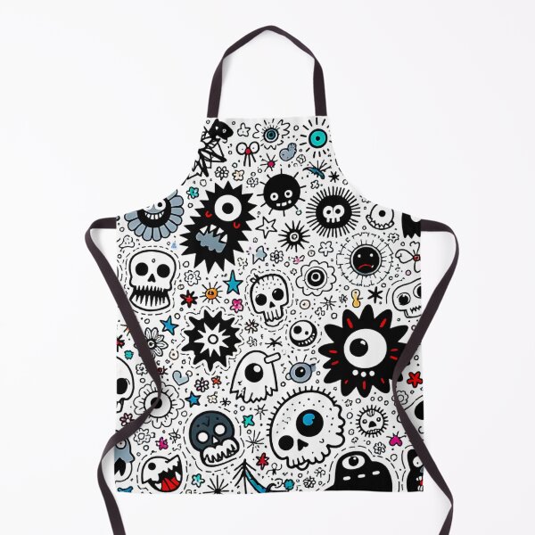 Item preview, A chaotic colorful doodle pattern designed and sold by WhereHopeBlooms.