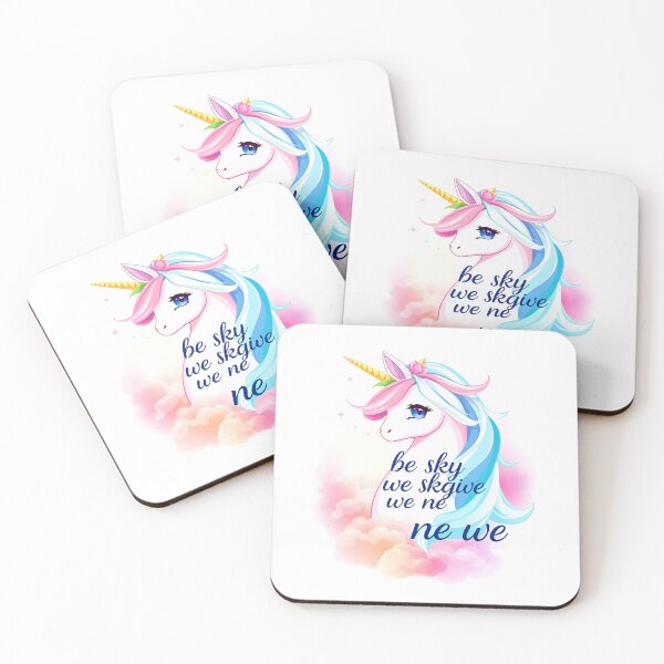 Item preview,  female unicorn with the word be sky we ne we designed and sold by medo306090.