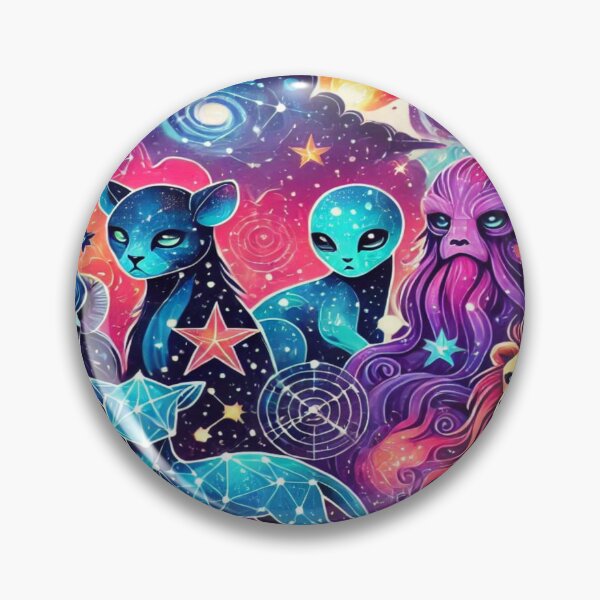Item preview, Vibrant Group of Galaxy Creatures Reloaded Premium Trendy Best Gift designed and sold by Imaginarium of Chaos falcon88 .