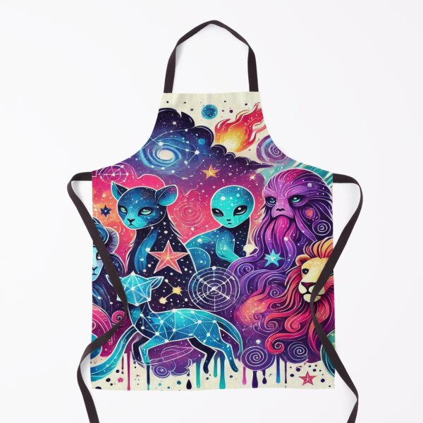 Item preview, Vibrant Group of Galaxy Creatures Reloaded Premium Trendy Best Gift designed and sold by Imaginarium of Chaos falcon88 .