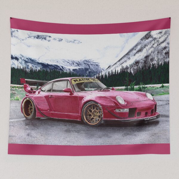 Item preview, RWB Porsche 911 (993). designed and sold by Car drawings by Pavlo Scherbatyuk.