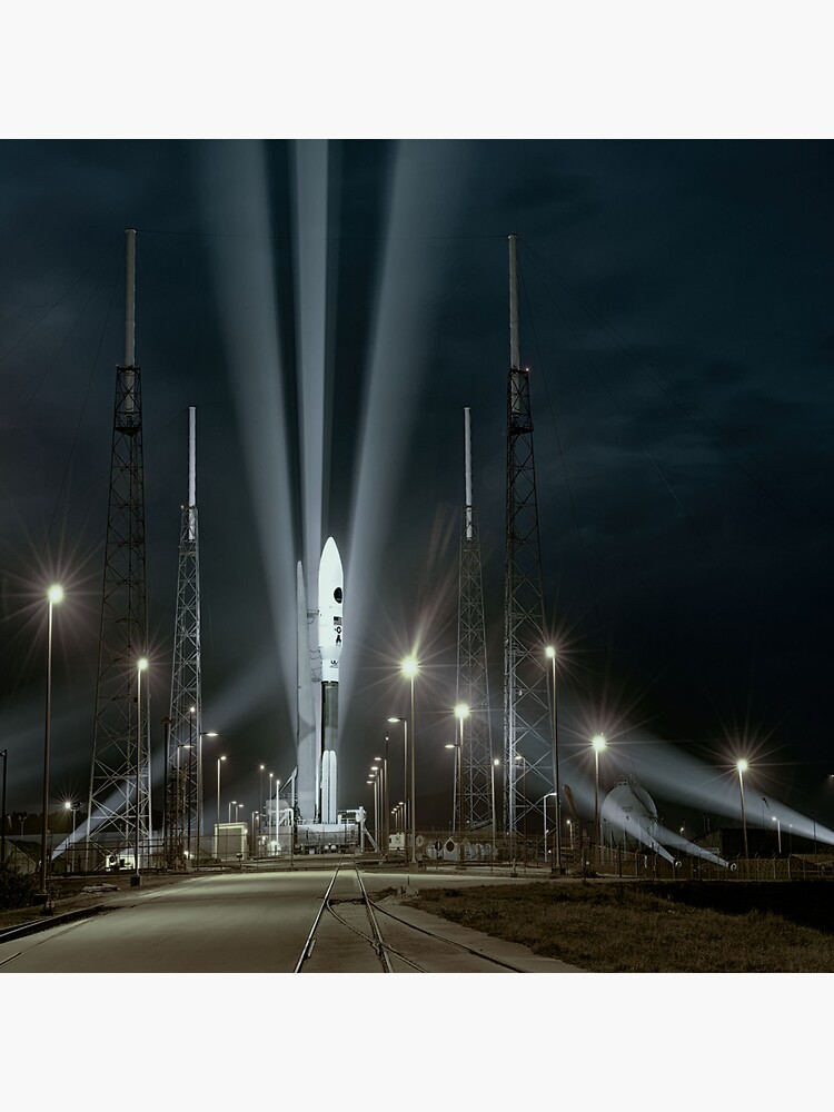 "Why do Rockets Launch at Night" Sticker for Sale by ArtOLena Redbubble