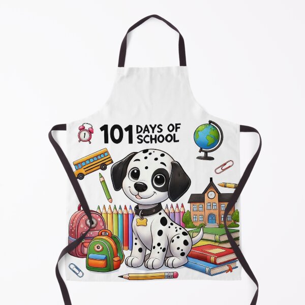 Item preview, 101 Days of School Dalmatian, Cute Kindergartener 100 Days Smarter designed and sold by TheTimeTaxi.
