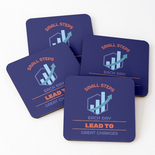 Item preview, Small Steps Each Day Lead To Great Changes designed and sold by PositivelyPrinted.
