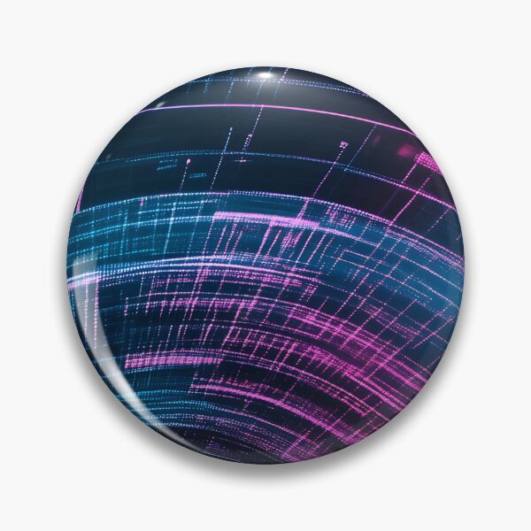Item preview, Neon Pixel Art Grid with Vibrant Pink and Electric Blue designed and sold by Soul-Sparks.