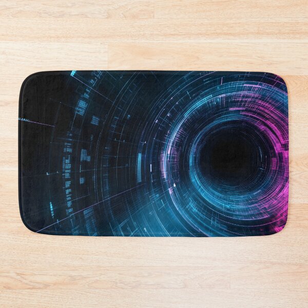 Item preview, Neon Pixel Art Grid with Vibrant Pink and Electric Blue designed and sold by Soul-Sparks.