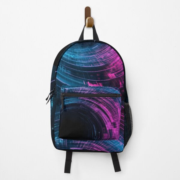 Item preview, Neon Pixel Art Grid with Vibrant Pink and Electric Blue designed and sold by Soul-Sparks.
