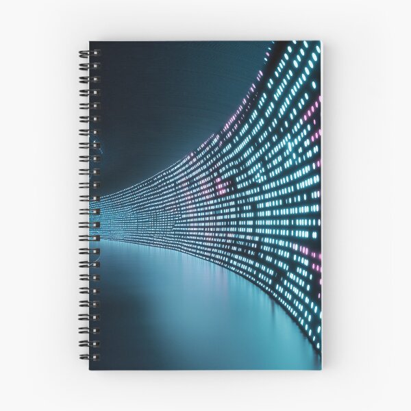 Item preview, Vibrant Neon Pink and Blue Pixelated Grid Design designed and sold by Soul-Sparks.