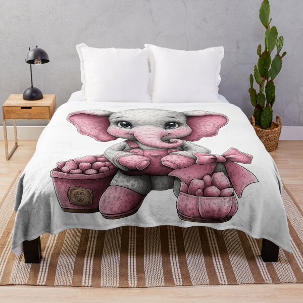 Item preview, Simple Joys of a Pink Elephant designed and sold by BukkyStory.