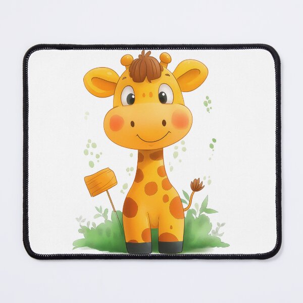 Item preview, Happy Giraffe Cartoon designed and sold by BukkyStory.
