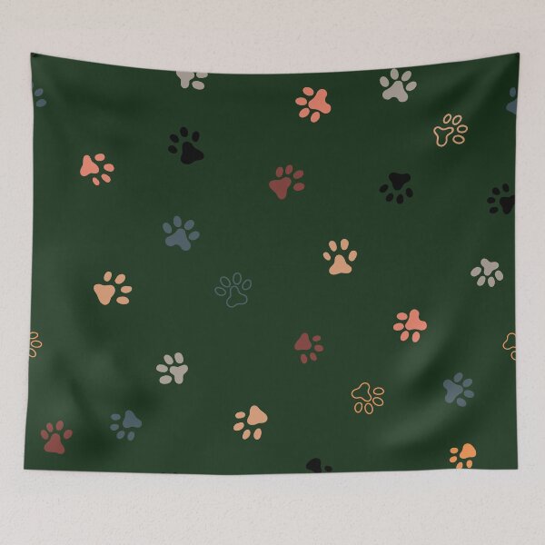 Item preview, Colorful Paws Texture, funny, gifts, dog, love, friends,  designed and sold by Ewelina  Niemiec.
