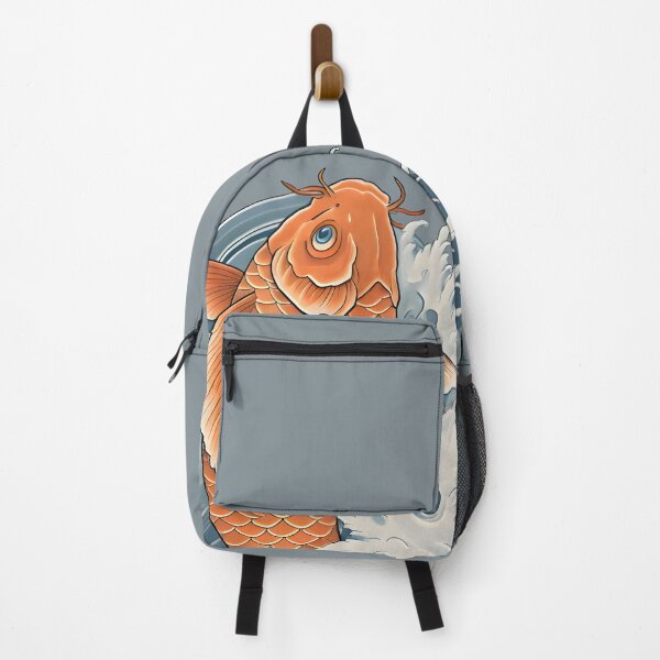 Item preview, Koi Fish Among Waves - Japanese Tattoo Design designed and sold by Tattee.