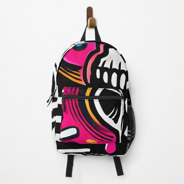 Item preview, life's sweet taste carefuly - Vibrant Skull Donut Illustration - Pop Art Design with Bold Colors designed and sold by DrawHandArt.