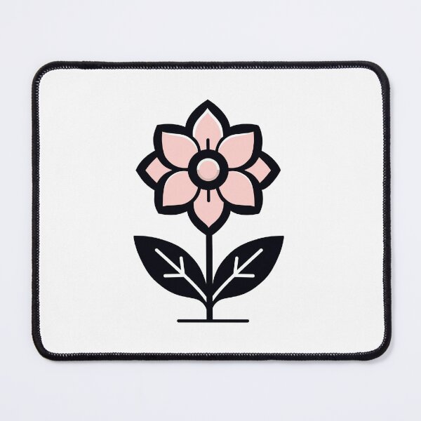Item preview, Minimalist flower symbol designed and sold by GregorySmithRed.