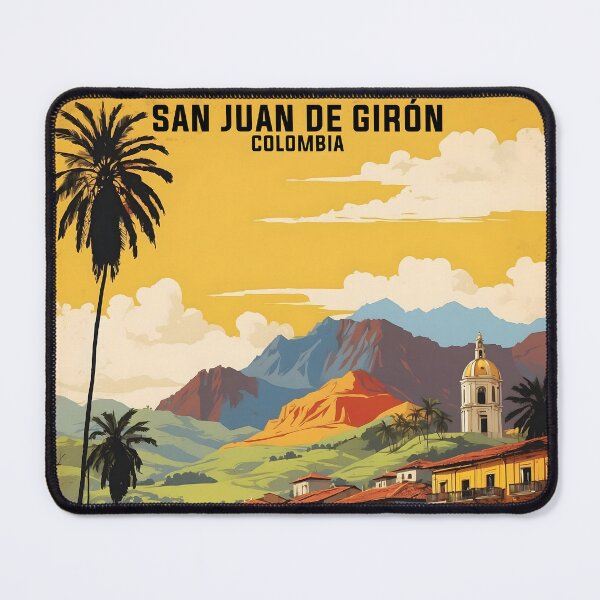 Item preview, San Juan de Girón Colombia Retro Vintage Poster Tourism designed and sold by TravelersGems.