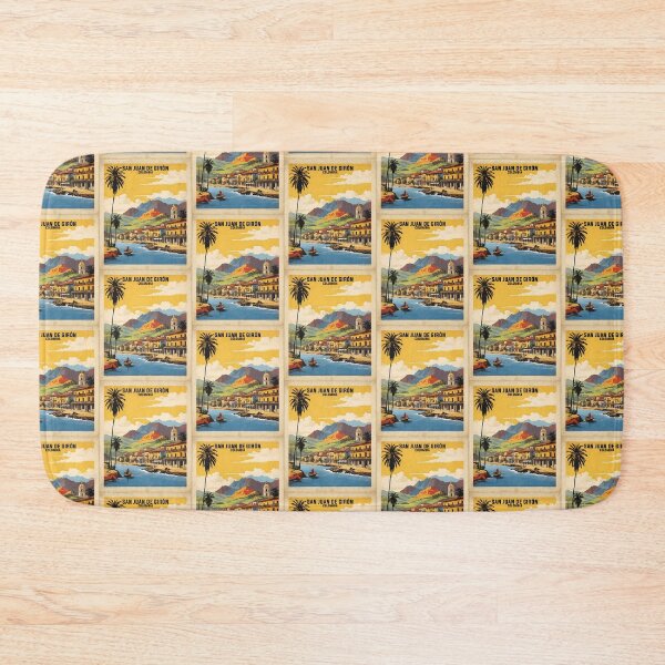 Item preview, San Juan de Girón Colombia Retro Vintage Poster Tourism designed and sold by TravelersGems.
