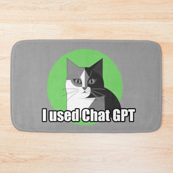 Item preview, I used Chat GPT - Fun Cat Meme designed and sold by ValkArts.