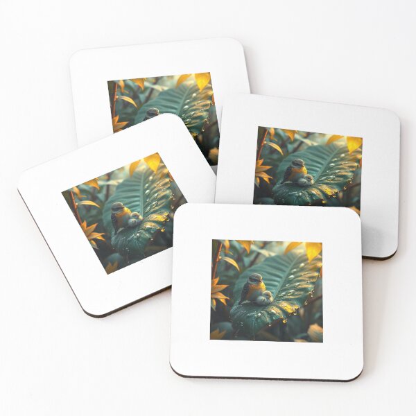 Item preview, birds on leaf designed and sold by zazou80.