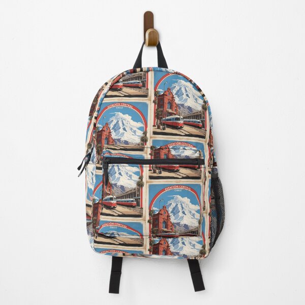 Item preview, Estacion Central Chile Retro Vintage Poster Tourism designed and sold by TravelersGems.