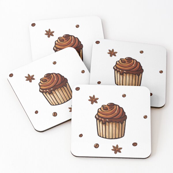 Item preview, Retro French Coffee Cupcake designed and sold by CrazySweets.
