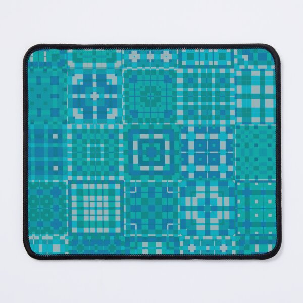 Item preview, Tiles Tales in Turquoise, Pixel Azulejo designed and sold by my-wishlist.