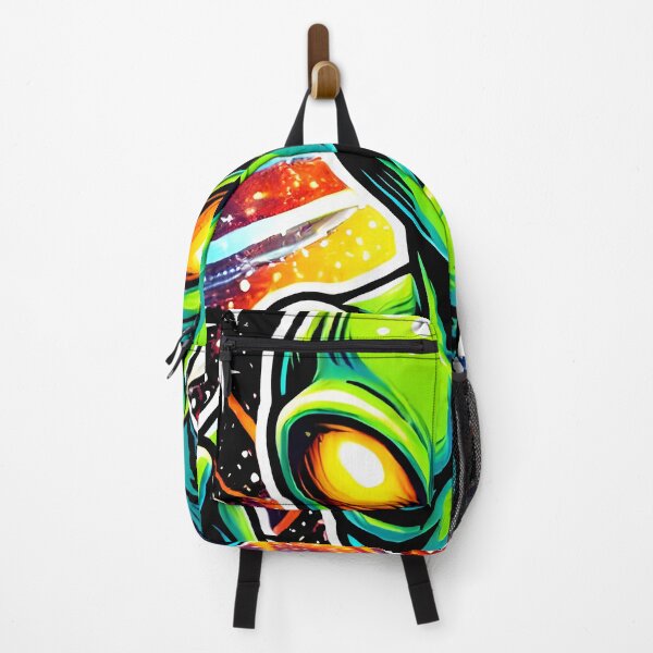 Item preview, Cosmic Alien Artwork - Vibrant Extraterrestrial Design in Space Explosion designed and sold by DrawHandArt.