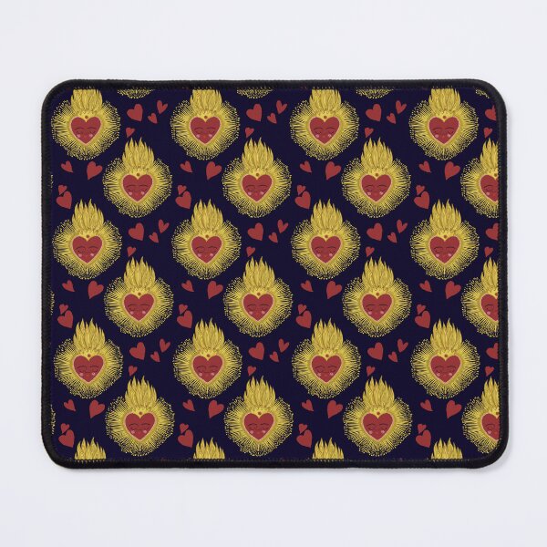 Item preview, Retro Celestial heart Pattern for College Dorm Decor 90s illustrator Jemma Jamie SKidmore  designed and sold by Jemma Jamie Skidmore.
