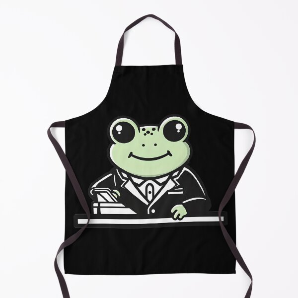 Item preview, A Cute Concierge Frog designed and sold by DWorriBHappi.