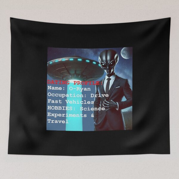 Item preview, Funny Alien humor Dating Profile Match matchmaker ET Extra Terrestrial Abduction Inappropriate  designed and sold by TheTimeTaxi.