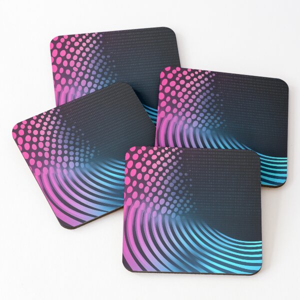 Item preview, Abstract pixelated artwork with bold neon colors designed and sold by Soul-Sparks.