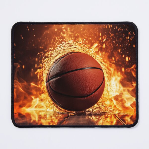 Item preview, Basketball. Ball on fire. Sports art. designed and sold by GiriaGallery.