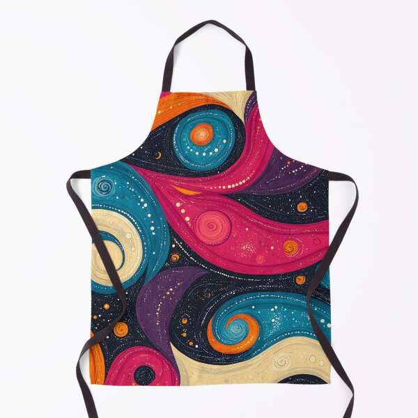 Item preview, Colorful swirls and spirals in a seamless pattern designed and sold by Soul-Sparks.