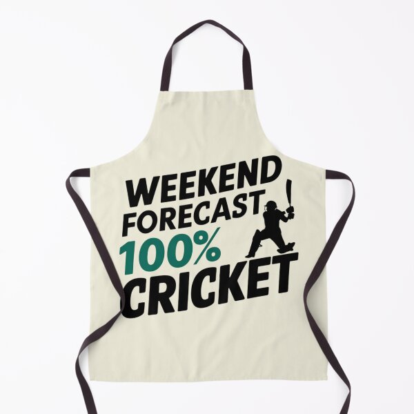 Item preview, Weekend Forecast 100% Cricket designed and sold by Jollys-ArtShop.