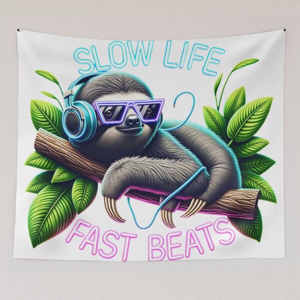 Item preview, Slow Life Fast Beats designed and sold by dvirmalka.