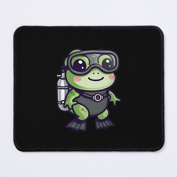 Item preview, A Cute Diver Frog designed and sold by DWorriBHappi.